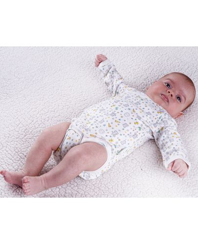 Боди прегърни ме Bio Baby - органичен памук, 74 cm, 6-9 месеца  - 4