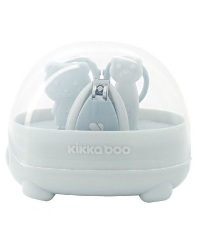 Комплект бебешка ножичка и нокторезачка Kikka Boo Bear - Син - 1