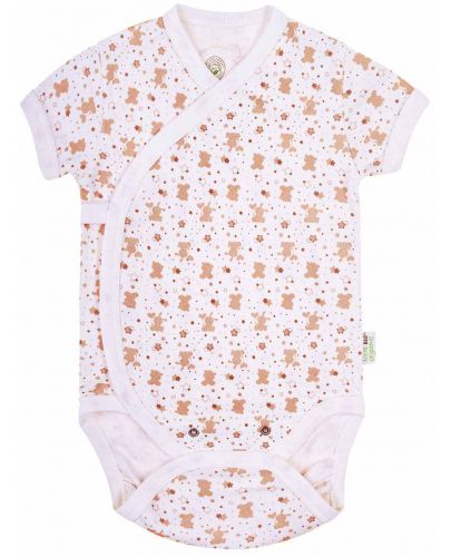 Боди с къс ръкав Bio Baby - Органичен памук, 74 cm, 6-9 месеца  - 1