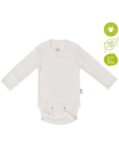 Боди Bio Baby - органичен памук, 68 cm, 4-6 месеца - 2
