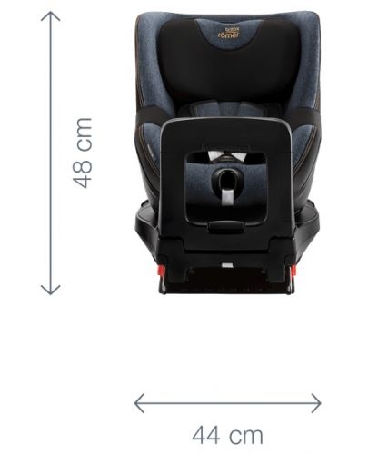 Столче за кола Britax Romer - Dualfix, 0-18 kg, с IsoFix, i-Size, Moonlight Blue - 5