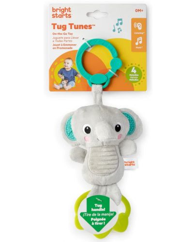 Бебешка играчка Bright Starts - Tug Tunes Elephant - 3