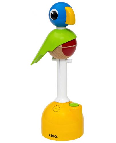 Детска играчка Brio Baby - Натисни и запиши, папагал - 1