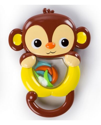 Бебешка дрънкала Bright Starts Shakin Safari - Маймунка - 1