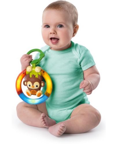 Бебешка светеща играчка Bright Starts - Маймунка - 2