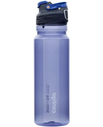Бутилка за вода Contigo - Free Flow, Autoseal, 1 L, Blue Corn - 2