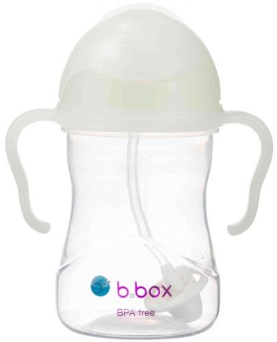 Бутилка със сламка b.box - Sippy cup, 240 ml, Glow in the dark - 3