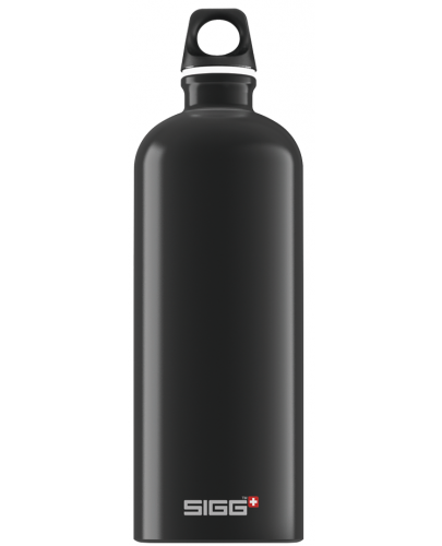 Бутилка за вода Sigg Traveller – черна, 1 L - 1