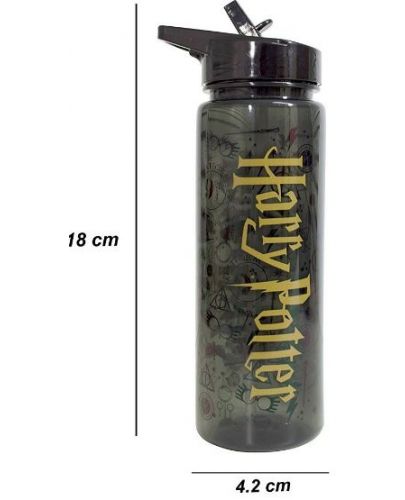 Бутилка за вода Uwear - Harry Potter Icon Logo, 750 ml - 3