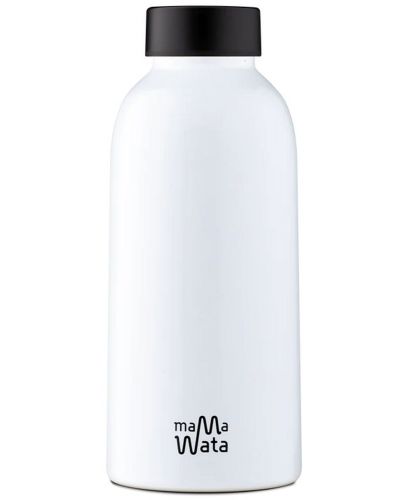 Бутилка за вода Mama Wata - 470 ml, Бяла - 1