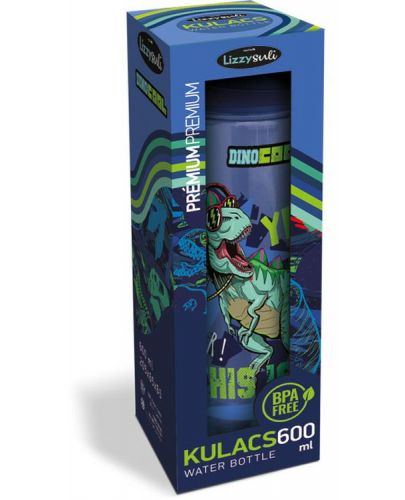 Бутилка Lizzy Card Dino Roar - Premium, 600 ml - 2