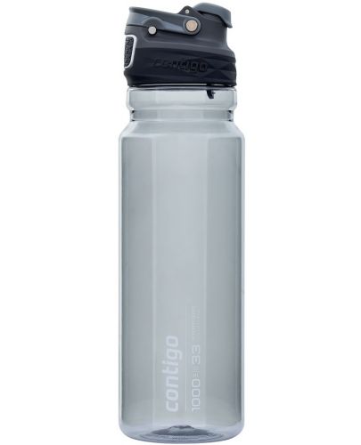 Бутилка за вода Contigo - Free Flow, Charcoal, 1 L - 1