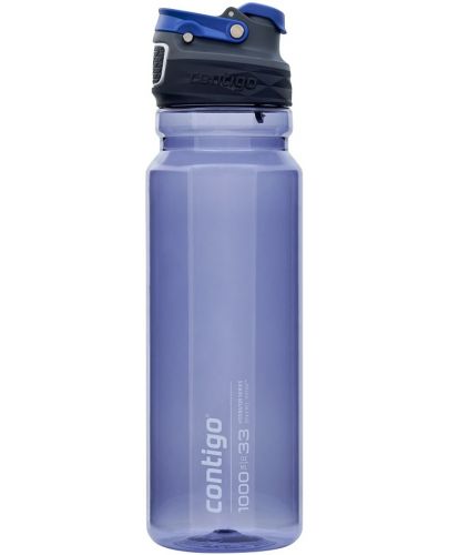 Бутилка за вода Contigo - Free Flow, Autoseal, 1 L, Blue Corn - 4