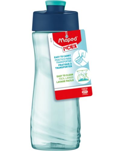Бутилка за вода Maped Origin - Families, синя, 500 ml - 4