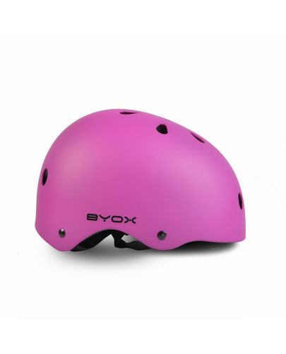 Детска каска Byox - Y09, размер 54-58 см, розова - 2