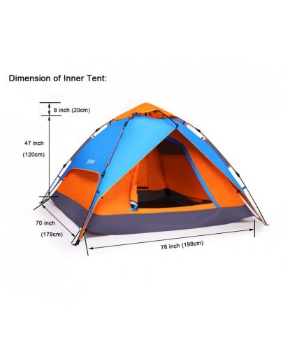 Byox Триместна палатка GO'N'CAMP - 1