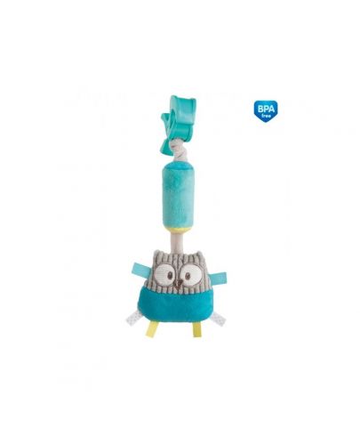 Canpol Мека играчка с дрънкалка Pastel Friends Тюркоаз - 1