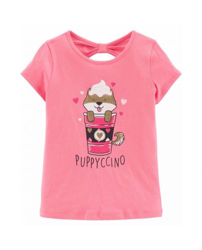 Carter's Тениска 4-8 год. Puppyccino - 1