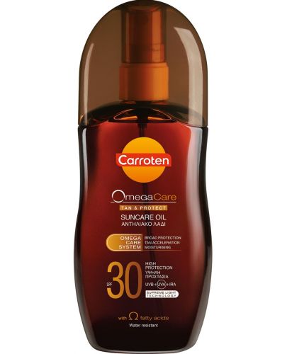 Carroten Omega Care Олио за тен и защита, SPF30, 125 ml - 1