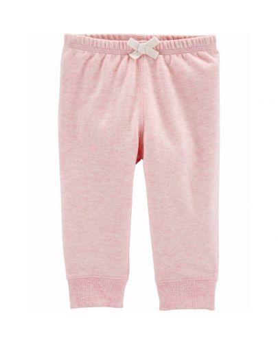 Бебешки спортен панталон Carter's - Розов, 0 - 3 месеца, 62 cm - 1