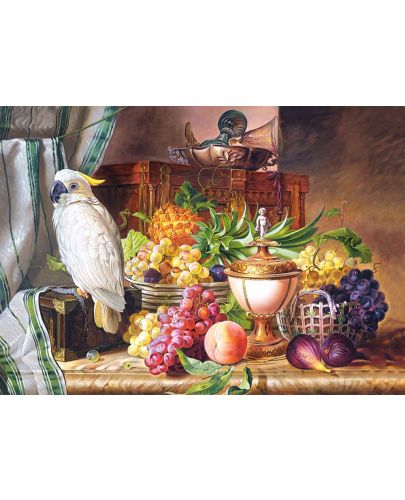 Пъзел Castorland от 3000 части - Картина с плодове и папагал - 2