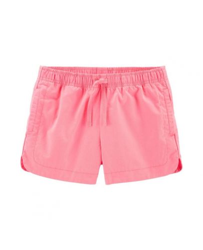 Детски къси панталонки Carter's - Розови, 7 години, 122 cm - 1