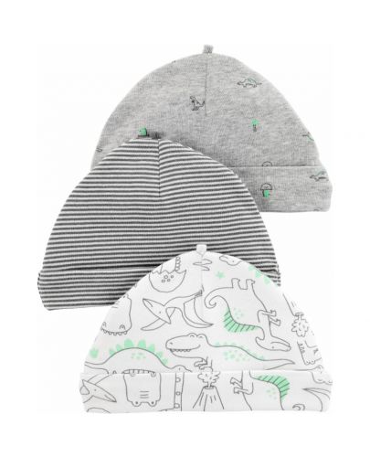 Carter's Комплект 3 шапки за новородено за момче - 1