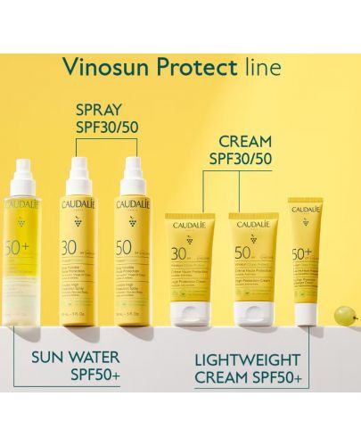 Caudalie Vinosun Protect Невидим слънцезащитен спрей за лице и тяло, SPF50, 150 ml - 5