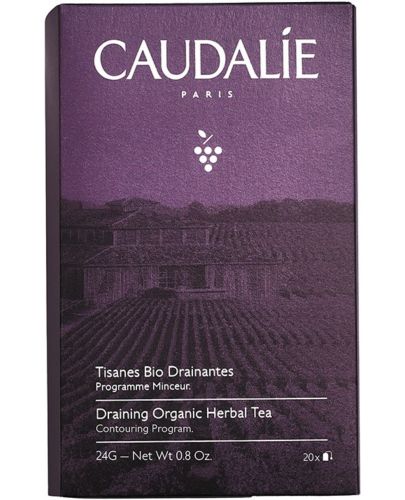 Caudalie Vinosculpt Органичен билков чай, с дрениращ ефект, 24 g - 1