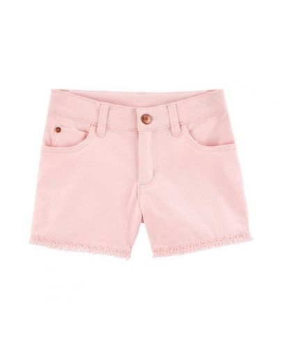 Детски къси панталонки Carter's - Розови, 7 години, 122 cm - 1