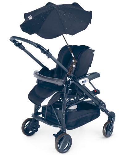 Универсално чадърче за детска количка Cam - Cristallino, тъмносиньо - 2