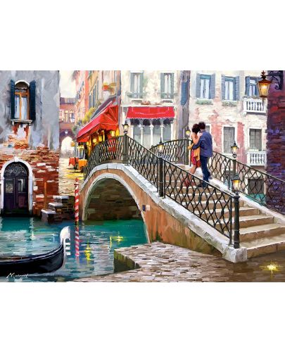 Пъзел Castorland от 2000 части - Мост във Венеция - 2