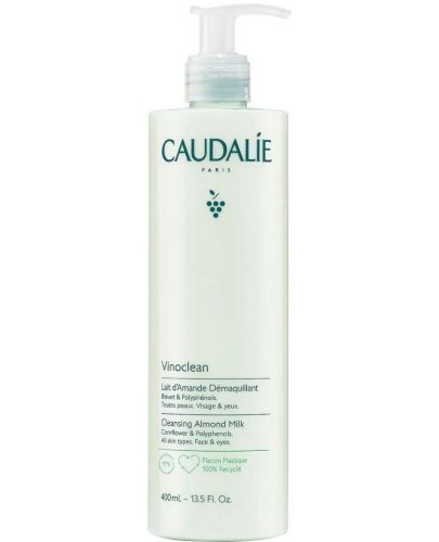 Caudalie Vinoclean Почистващо бадемово мляко, 400 ml - 1