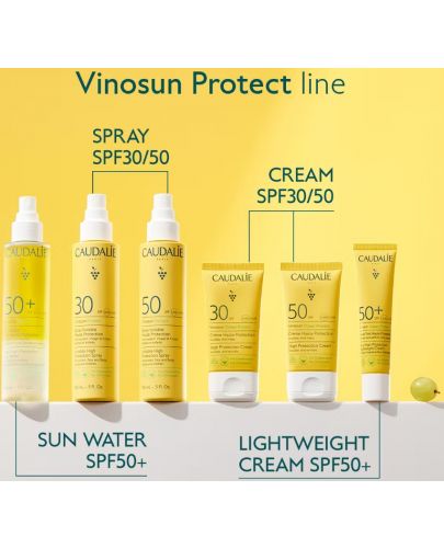 Caudalie Vinosun Protect Слънцезащитна вода за лице, тяло и коса, SPF50+, 150 ml - 4