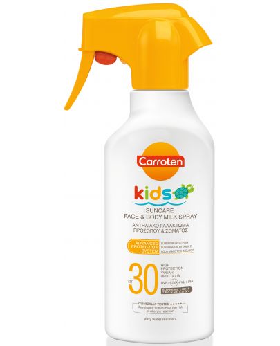 Carroten Kids Слънцезащитно мляко-спрей за деца SPF 30, 270 ml - 1