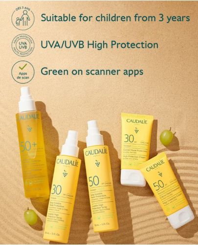 Caudalie Vinosun Protect Слънцезащитна вода за лице, тяло и коса, SPF50+, 150 ml - 3