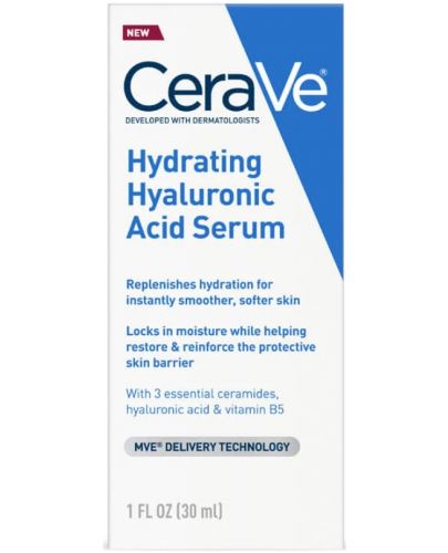 CeraVe Хидратиращ серум с хиалуронова киселина, 30 ml - 3