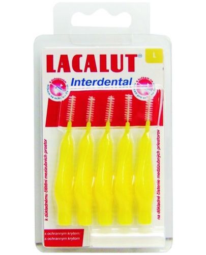 Lacalut Интердентални четчици за зъби, размер L, 5 броя - 1
