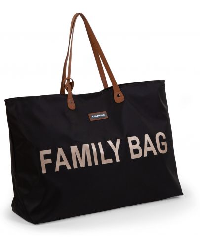 Чанта за принадлежности ChildHome - Family Bag, черно-златно - 4