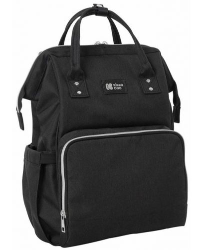 Чанта за количка Kikka Boo - Siena, черна със сиво - 1