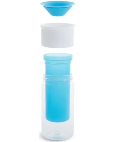 Чаша със стикери Munchkin - Blue, 266 ml - 2