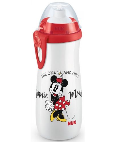 Чаша Nuk Sports cup - Minnie Mouse, 450 ml, Червена - 1
