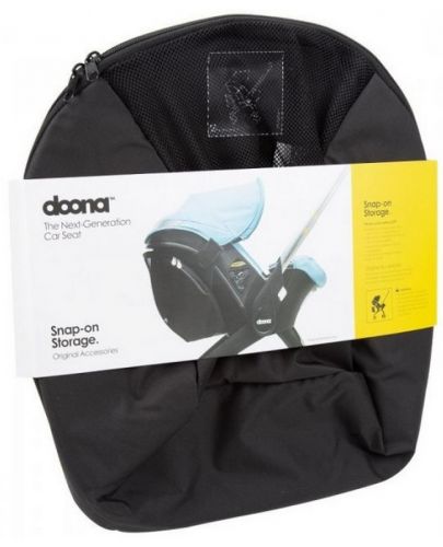 Чанта за количка Doona - Snap On Storage, черна  - 3