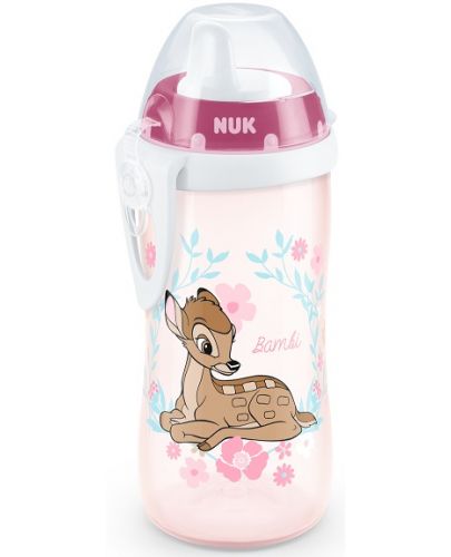 Чаша с твърд накрайник Nuk - Kiddy Cup, 300 ml, Bambi - 1