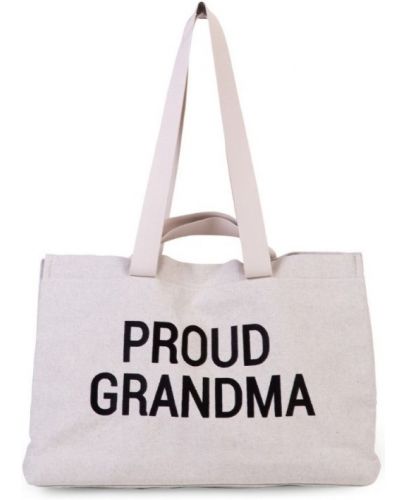 Чанта за принадлежности ChildHome - Proud Grandma, бяла - 1