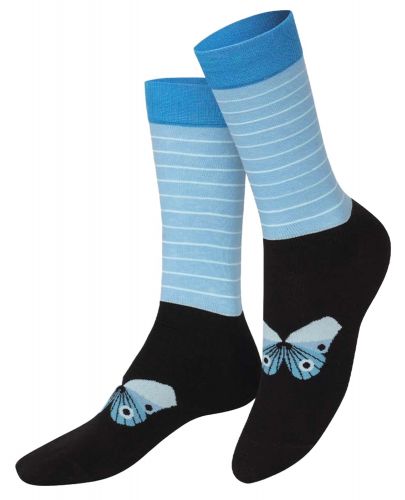 Чорапи Eat My Socks - Tropical Butterfly, Blue - 2