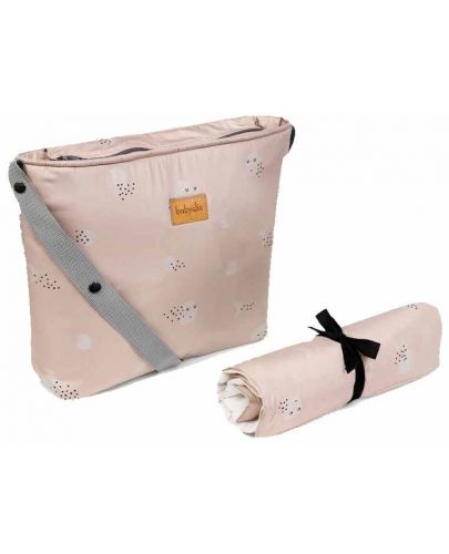 Чанта за път Baby Clic - Nuit Pink, с подложка за преповиване - 1
