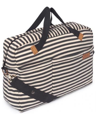 Чанта за път Baby Clic - Beige Stripes, малка  - 1