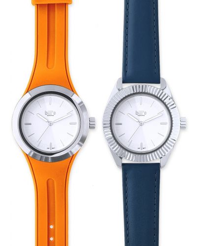 Часовник Bill's Watches Twist - Orange & Navy Blue - 1