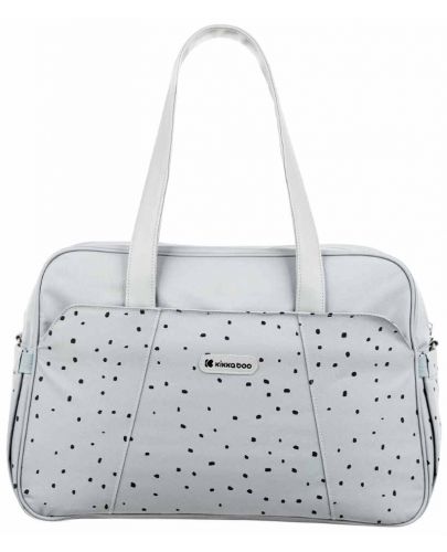 Чанта за бебешки принадлежности KikkaBoo - Chelsea, Dots Grey - 2